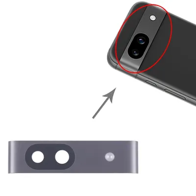 Produktbild von Für Google Pixel 8a Kamera-Linsenabdeckung Schwarz Ersatzteil Reparatur