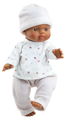 Produktbild von Paola Reina Puppe Gordi Mädchen dunkel 34 cm Spielzeugpuppe