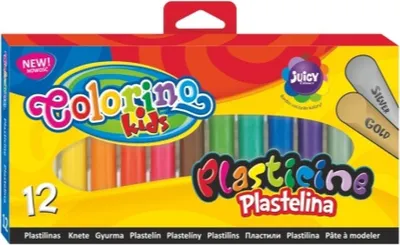 Obrázok produktu pre Výtvarné potreby Colorino Kids Plastelína 12 farieb