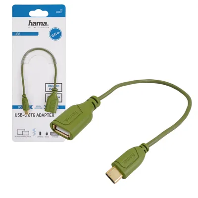Immagine prodotto di Cavo adattatore da USB-C a USB-A OTG Flexi&Slim Verde