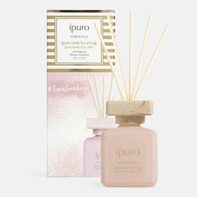 Immagine prodotto di ipuro Essentials TIME FOR A HUG, diffusore di fragranze con bastoncini, 50 ml - profumatore d'ambiente