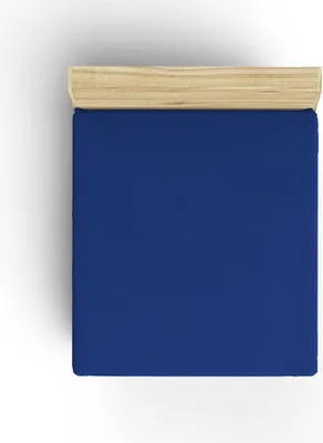 Produktbild von L'Essentiel Linge de Maison, Dark Blue, Ranforce Super King Spannbettlaken (FR) (IT) (ES) (DE), Dunkelblau, 100% BAUMWOLLE, 180 x 200+30 cm