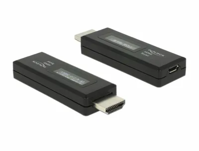 Produktbild von DeLOCK 63327, HDMI-A 19 pin, USB Type Micro-B, Schwarz