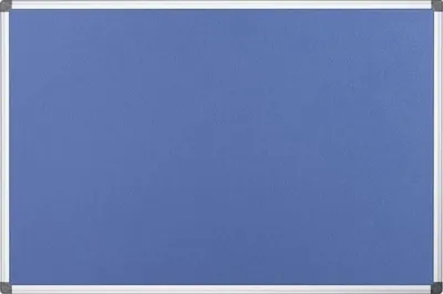 Produktbild von Bi-Office Bi-office Pinnwand Maya 120 x 120 cm (B x H) Maße der Oberfläche: 116 x 116 cm (B x H) des Rahmens: Aluminium blau