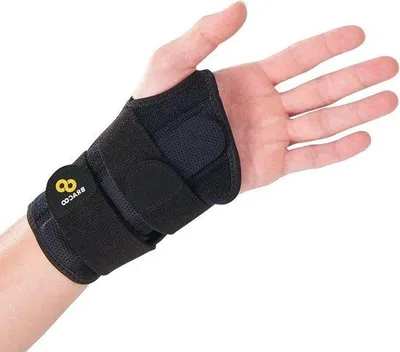 Produktbild von Famanu Handgelenkstütze Ergonomischer Aluminium-Spalk - Schwarz