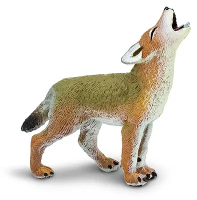 Produktbild von wildtiere Koyote jung junior 5,7 cm hellbraun/weiss