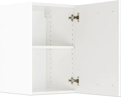 Produktbild von Optifit Hängeschrank Salo214 BxTxH 50 x 34,6 x 57,6 cm weiß matt zerlegt Anschlag reversibel HWSA O506-7+