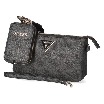 Produktbild von Guess Damen Abendtasche/ Schultertasche/ Umhängetasche LATONA MINI Schwarz Kunstleder-