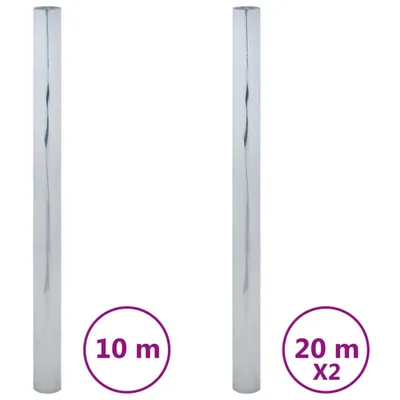 Productafbeelding van Zonbeschermfolie, 3 stuks, statisch reflecterend, zilverkleurig, PVC