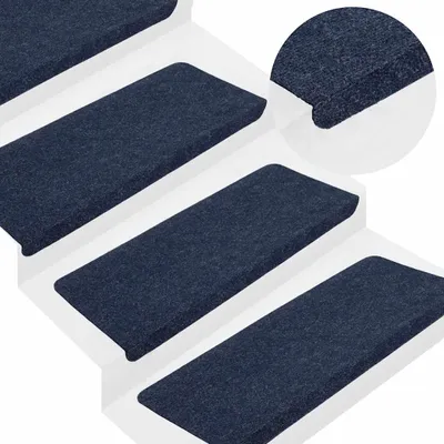 Obrázok produktu pre vidaXL Samolepiace podložky na kroky 30 ks. Modré 65x24,5x3,5 cm