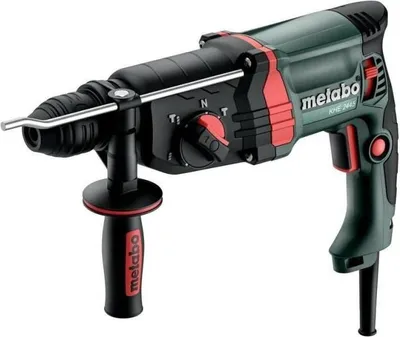 Produktbild von Kombihammer METABO KHE 2445, im Koffer, Gummierter Griff, Bohrtiefenanschlag