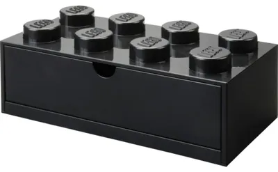 Image de LEGO 40211733 LEGO Boîte à tiroirs DESK DRAWER 8, 1 tiroir, noir