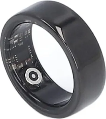 Produktbild von Smart Health Ring, Keramikring -Fitness -Tracker IP68 wasserdicht, App -Tracker, Schlafmonitor -Männer Frauen (schwarz) (Innendurchmesser 19 mm)