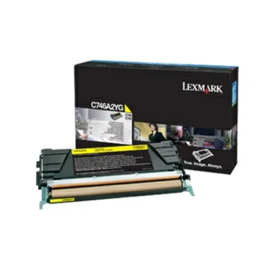 Produktbild von Lexmark C746A3YG, 7000 Seiten, Laser, Lexmark C 746 DN/DTN/N/748 DE/DTE/E, 5 - 35 °C, 20 - 80, -15 - 40 °C