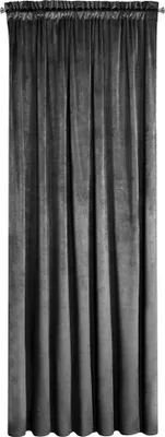 Produktbild von Samtvorhang ROSA schwarz 135x300 cm Kräuselband