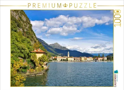 Produktbild von Calvendo Porlezza 1000 Teile Puzzle quer - Foto-Puzzle', 1000 Teile, 1000 Stück(e), Landschaft