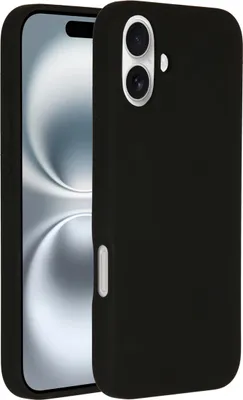 Productafbeelding van Accezz Liquid Silicone Backcover met MagSafe voor de Apple iPhone 16 Plus - Zwart