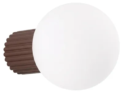 Immagine prodotto di Applique HALO marrone IP44 1xG9 8W alluminio/vetro 12x17x12cm Sollux Lighting