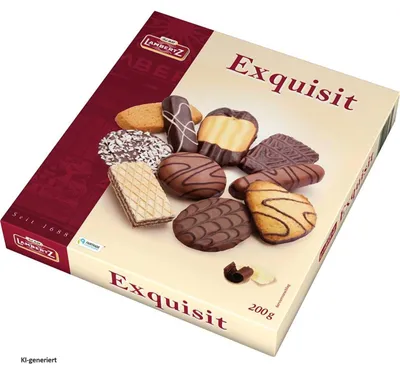 Image de Assortiment de biscuits Lambertz « Exquisit » 200 g
