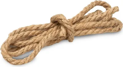Produktbild von Juteseil 2m Ø 1cm | Tauwerk | Flachs-Seil