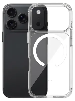 Produktbild von Handy Hülle für Apple iPhone 18 Pro Handyhülle mit Magnetring Case Cover Bumper Backcover Schutzhülle Magnethülle Farbe: Transparent