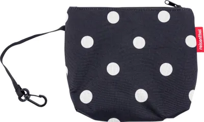 Zdjęcie produktu dla Przedni koszyk rowerowy Klickfix "Bike Basket", czarne kropki