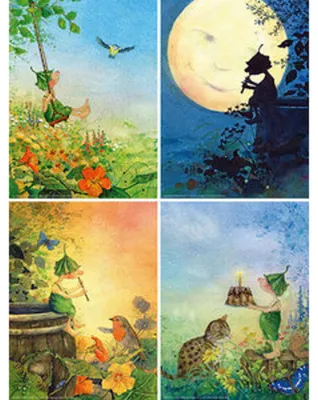 Zdjęcie produktu dla Posterset mit Giesbert-Motiven für das Kinderzimmer