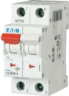 Produktbild von Eaton LEITUNGSSCHUTZSCHALTER     2TE (PLZM-B10/1N-MW)