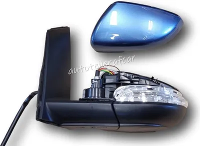 Produktbild von Außenspiegel Spiegel links elektrisch für Für VW TOURAN 1T3 2010 - 2015 blau LA5J