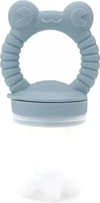 Produktbild von Muminky | Beißring und Schnuller - Blau - Sicheres Essen - Zähne lindern - BPA-frei