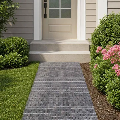 Produktbild von Möbel Mosaikfliesen Grau 30 x 30 cm Marmor - Terrassenfliesen &15728