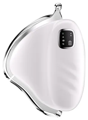 Produktbild von Gua Sha Massagegerät für Frauen, elektrischer Körpermassager mit Wärme, EMS und Vibration, 4 Modi und LED-Display für die Körpermassage