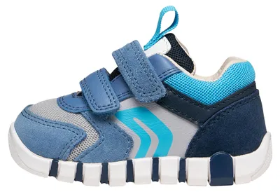 Immagine prodotto di Scarpe da ginnastica per bambini in pelle Lupidoo B.D Suede Mesh