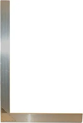 Produktbild von Alu-Bauwinkel, 100 x 150 cm, 90° Leichtmetall-Winkel, Präzisions-Anschlagwinkel für den Bau