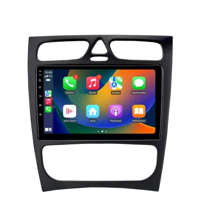 Produktbild von 32GB Autoradio Carplay für Mercedes W203 C Class 2000-2007 Android Navi Bluetooth GPS DAB+