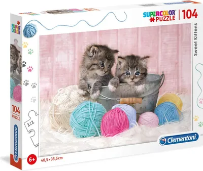Immagine prodotto di Puzzle Clementoni 104 pezzi Gattini dolci 27115X6