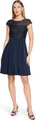 Produktbild von Vera Mont Damen Cocktailkleid Kurzarm 38, Night Sky