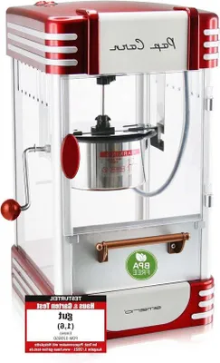 Produktbild von Popcornmaschine mit Antihaftbeschichtung für süße oder salzige Popcorn - 360 Watt - POM-120650 Popcornschüssel