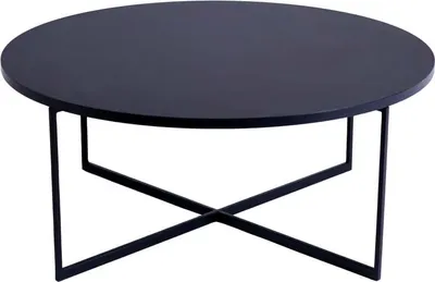 Zdjęcie produktu dla Stolik kawowy OXM Niko, czarny - 9005, wymiary: 80 x 34 x 80 cm