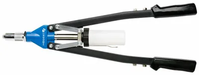 Handnietzange GTV Hogert 530 mm mit 5 wechselbaren Köpfen bis 6,4 mm