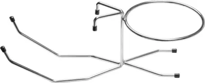 Produktbild von APS 30332 Tischhalterung für Sektkühler, Metall, passend zu alles APS Sektkühlern, Ø Ring (innen) 18 cm, Antirutsch-Füßchen