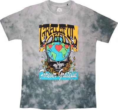 Image de Grateful Dead - "Forever Grateful" T-shirt pour homme/femme unie RO14177 (L) (Vert)