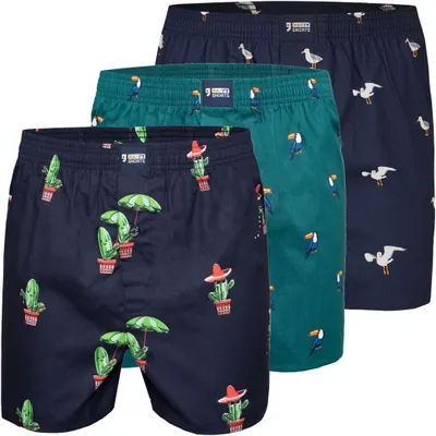 Produktbild von Happy Shorts X Herren Boxershorts, Boxer und Shorts mit Suspense viele Designs - Farbe: DESIGN 17, Grösse: L