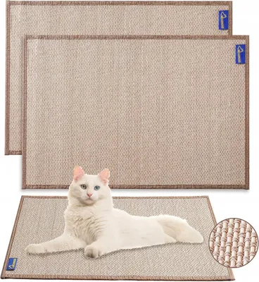 Produktbild von 2X Kratzmatte Für Katze 60X20 Für Sofa, Möbel, Tür, Boden, Wand