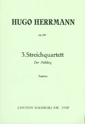 Produktbild von Streichquartett Nr.3 Studienpartitur