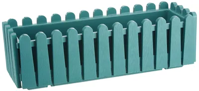 Image de Pot de fleurs vert pour fenêtre et balcon, 9 litres