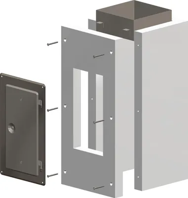 Produktbild von Atec Kontrollrohr-Set L90 PolyCase DN 125