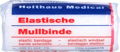 Produktbild von ELAST MULLBINDE 4MX8CM, 1 St BIN