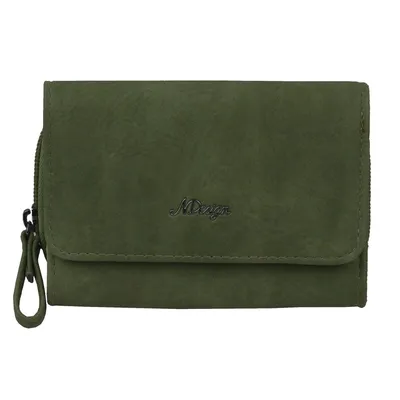 Produktbild von Geldbörse Damen Portemonnaie Portmonee Geldtasche Organizer Vergan Grün