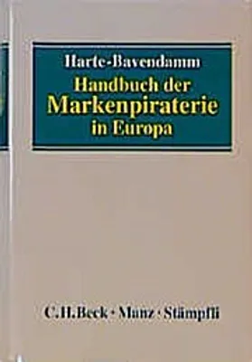 Produktbild von Handbuch der Markenpiraterie in Europa
